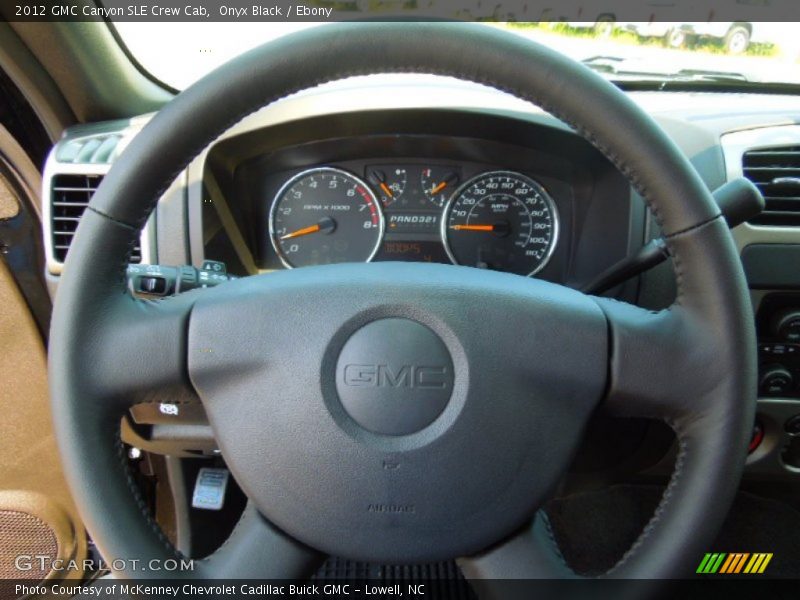 Onyx Black / Ebony 2012 GMC Canyon SLE Crew Cab