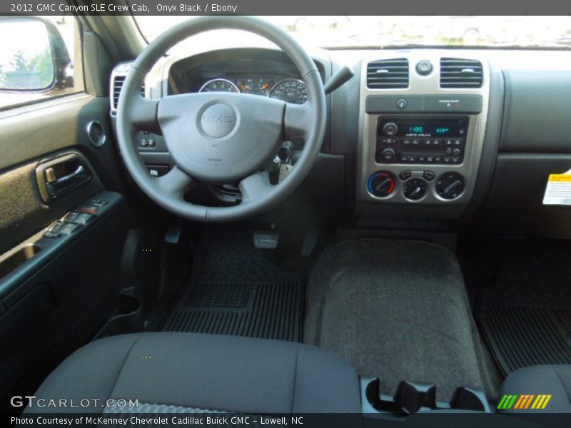 Onyx Black / Ebony 2012 GMC Canyon SLE Crew Cab