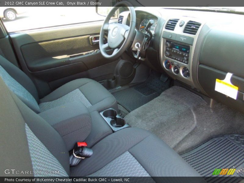 Onyx Black / Ebony 2012 GMC Canyon SLE Crew Cab