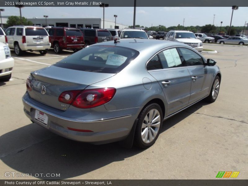 Iron Gray Metallic / Black 2011 Volkswagen CC Sport