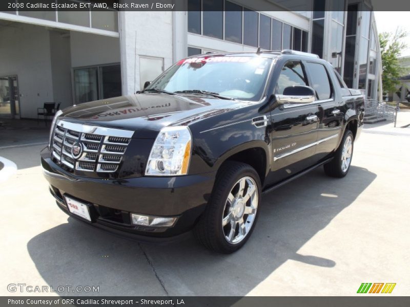 Black Raven / Ebony 2008 Cadillac Escalade EXT AWD