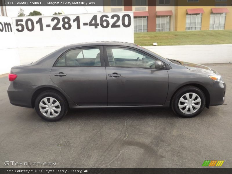 Magnetic Gray Metallic / Ash 2011 Toyota Corolla LE