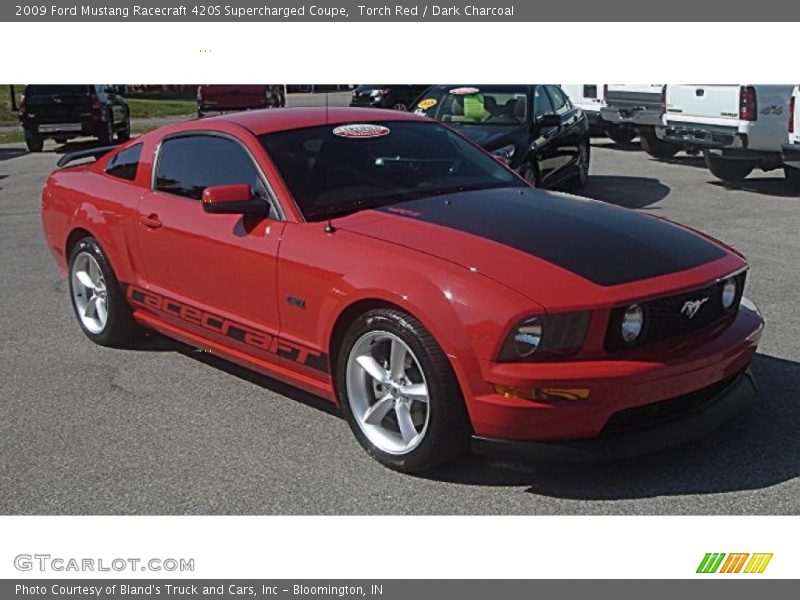 Torch Red / Dark Charcoal 2009 Ford Mustang Racecraft 420S Supercharged Coupe