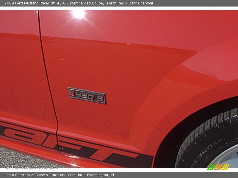 Torch Red / Dark Charcoal 2009 Ford Mustang Racecraft 420S Supercharged Coupe
