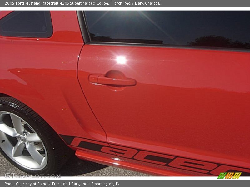 Torch Red / Dark Charcoal 2009 Ford Mustang Racecraft 420S Supercharged Coupe