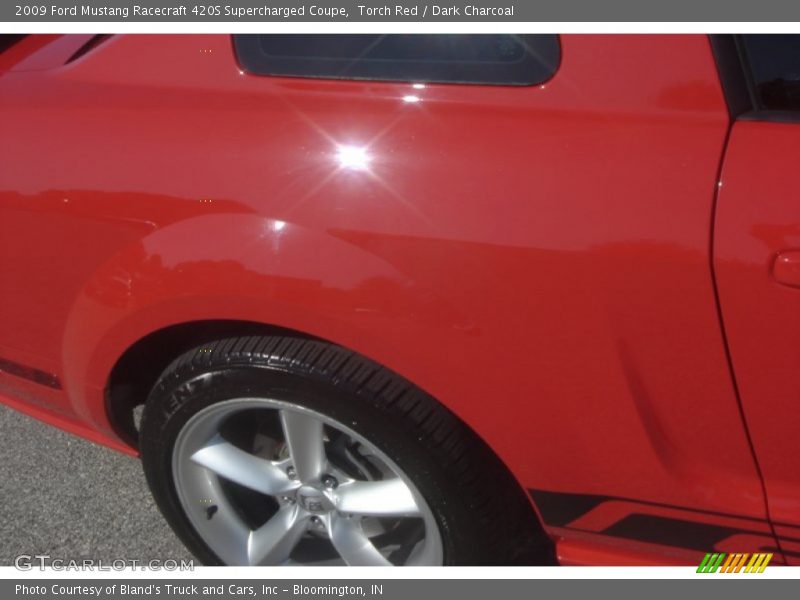 Torch Red / Dark Charcoal 2009 Ford Mustang Racecraft 420S Supercharged Coupe