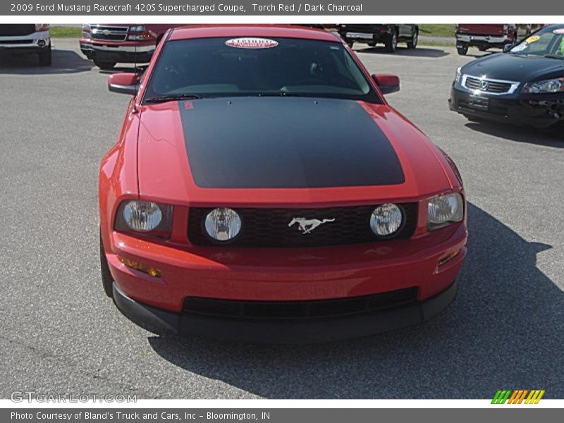 Torch Red / Dark Charcoal 2009 Ford Mustang Racecraft 420S Supercharged Coupe