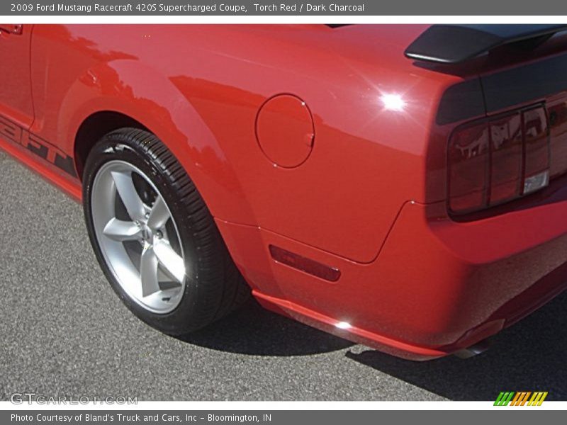 Torch Red / Dark Charcoal 2009 Ford Mustang Racecraft 420S Supercharged Coupe