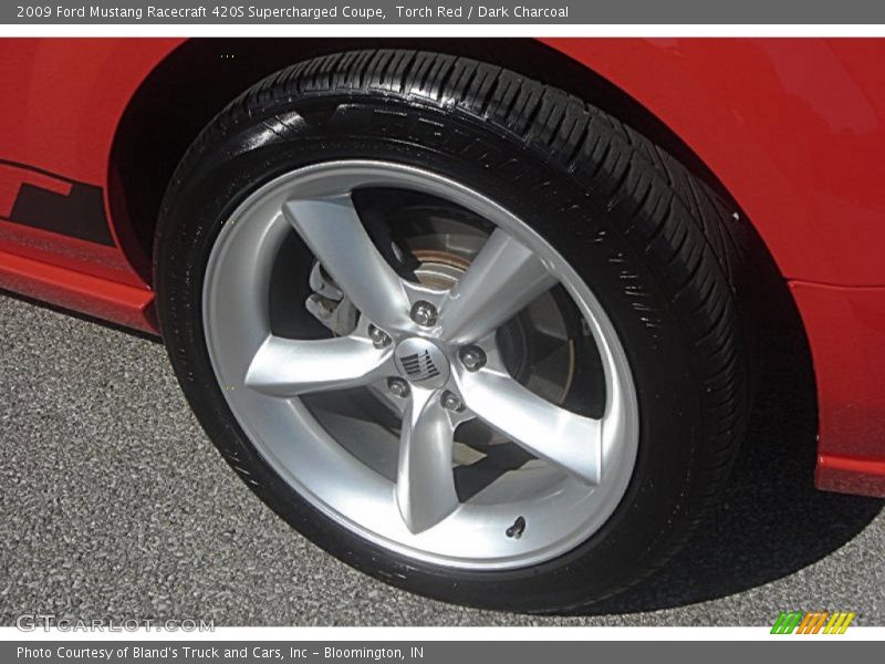 Torch Red / Dark Charcoal 2009 Ford Mustang Racecraft 420S Supercharged Coupe