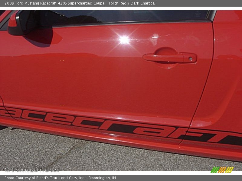 Torch Red / Dark Charcoal 2009 Ford Mustang Racecraft 420S Supercharged Coupe