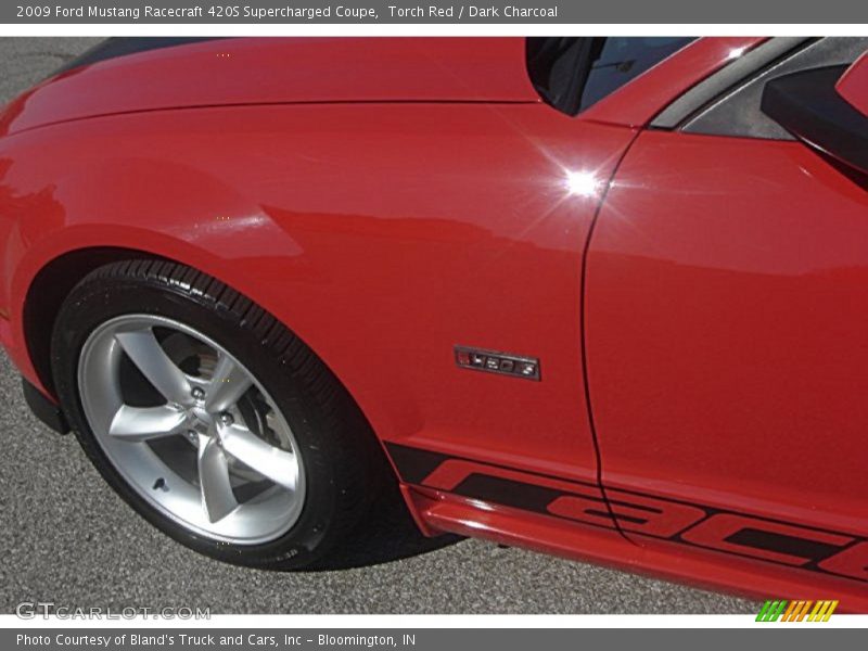 Torch Red / Dark Charcoal 2009 Ford Mustang Racecraft 420S Supercharged Coupe