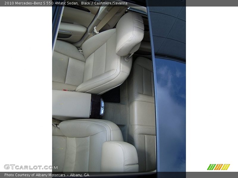 Black / Cashmere/Savanna 2010 Mercedes-Benz S 550 4Matic Sedan