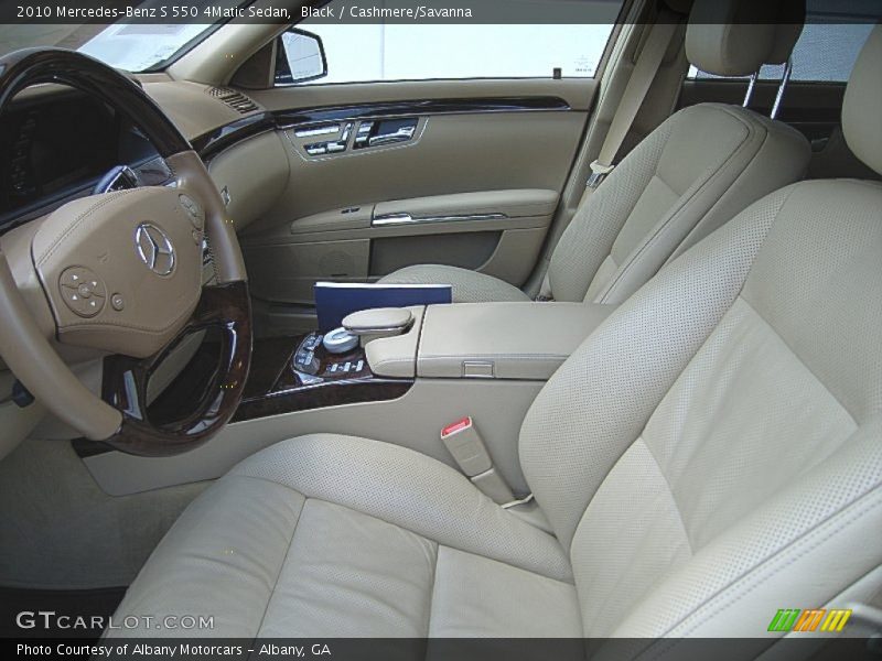 Black / Cashmere/Savanna 2010 Mercedes-Benz S 550 4Matic Sedan
