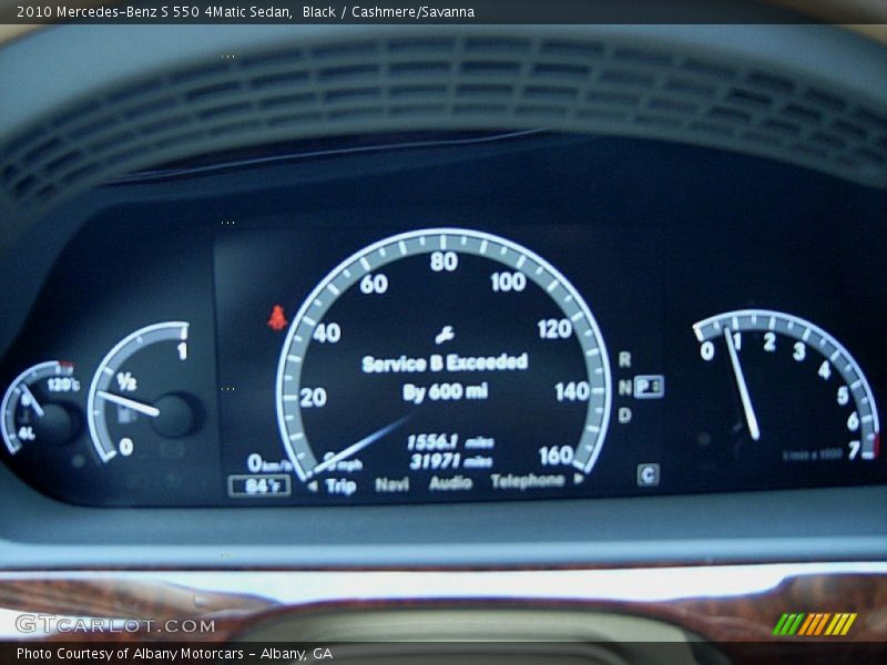 Black / Cashmere/Savanna 2010 Mercedes-Benz S 550 4Matic Sedan