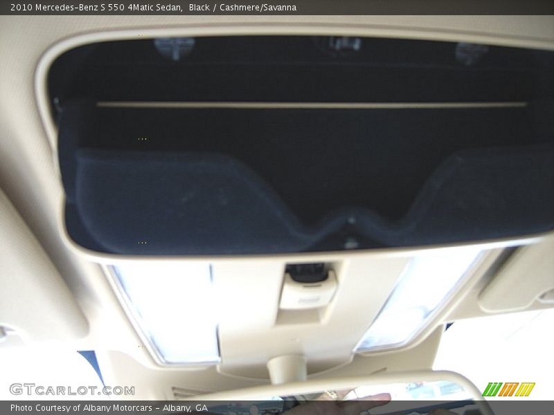 Black / Cashmere/Savanna 2010 Mercedes-Benz S 550 4Matic Sedan