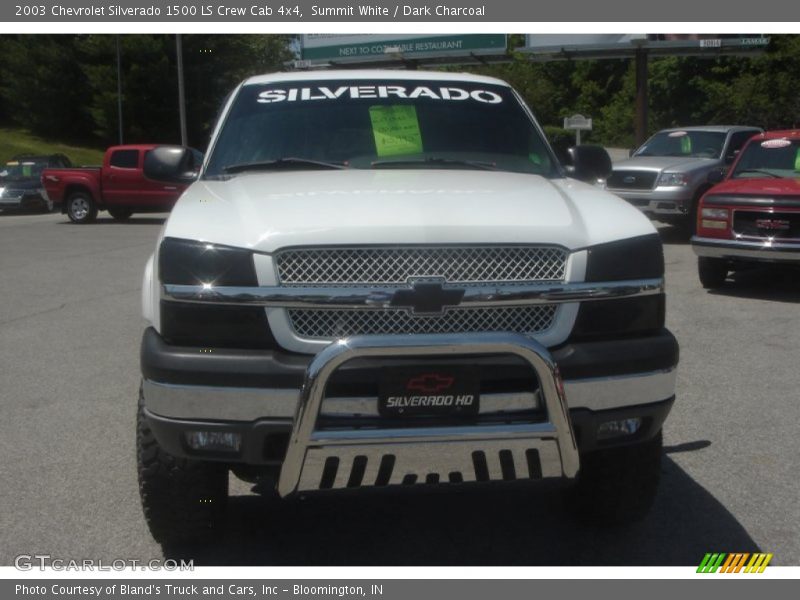 Summit White / Dark Charcoal 2003 Chevrolet Silverado 1500 LS Crew Cab 4x4