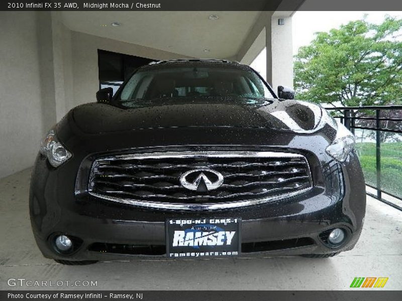 Midnight Mocha / Chestnut 2010 Infiniti FX 35 AWD