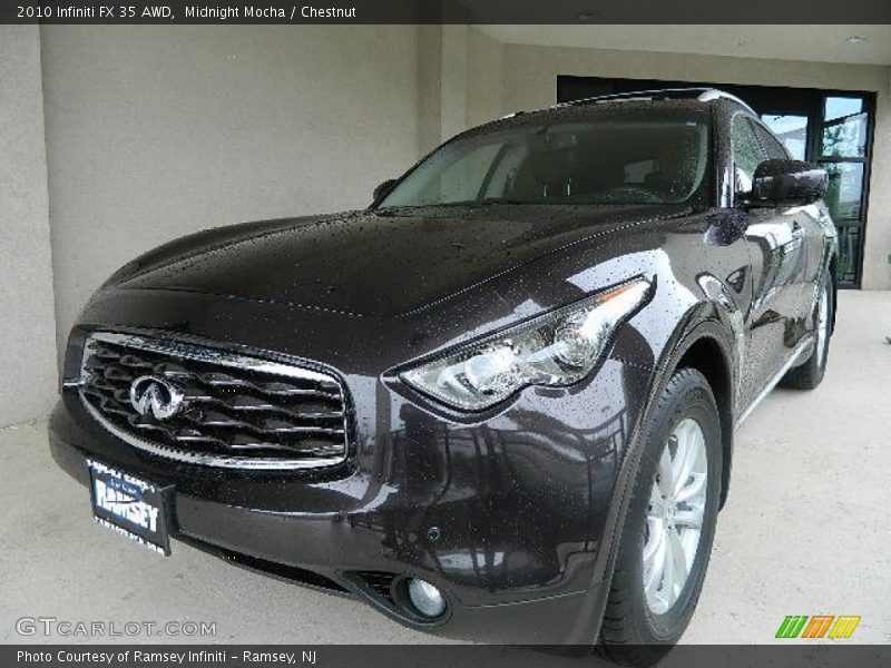 Midnight Mocha / Chestnut 2010 Infiniti FX 35 AWD