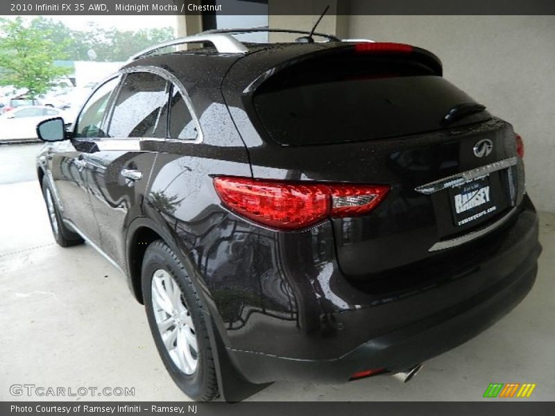 Midnight Mocha / Chestnut 2010 Infiniti FX 35 AWD