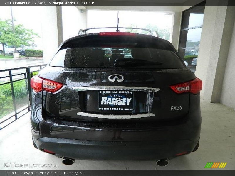 Midnight Mocha / Chestnut 2010 Infiniti FX 35 AWD
