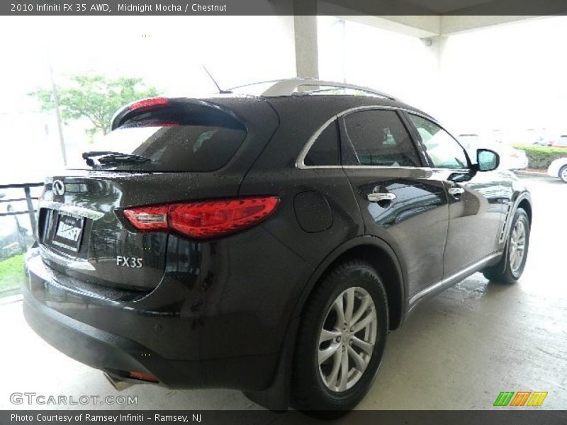 Midnight Mocha / Chestnut 2010 Infiniti FX 35 AWD