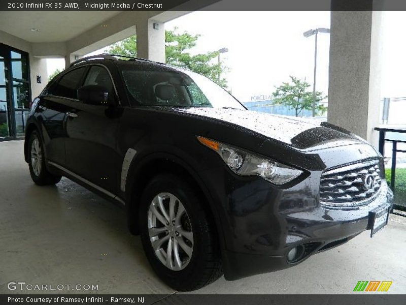 Midnight Mocha / Chestnut 2010 Infiniti FX 35 AWD