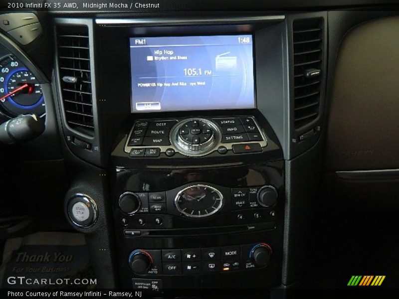 Midnight Mocha / Chestnut 2010 Infiniti FX 35 AWD