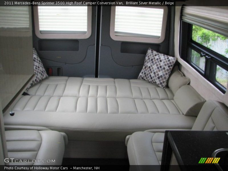 Brilliant Silver Metallic / Beige 2011 Mercedes-Benz Sprinter 3500 High Roof Camper Conversion Van