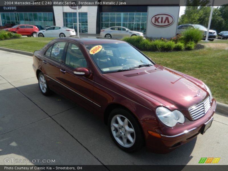 Bordeaux Red Metallic / Java 2004 Mercedes-Benz C 240 4Matic Sedan