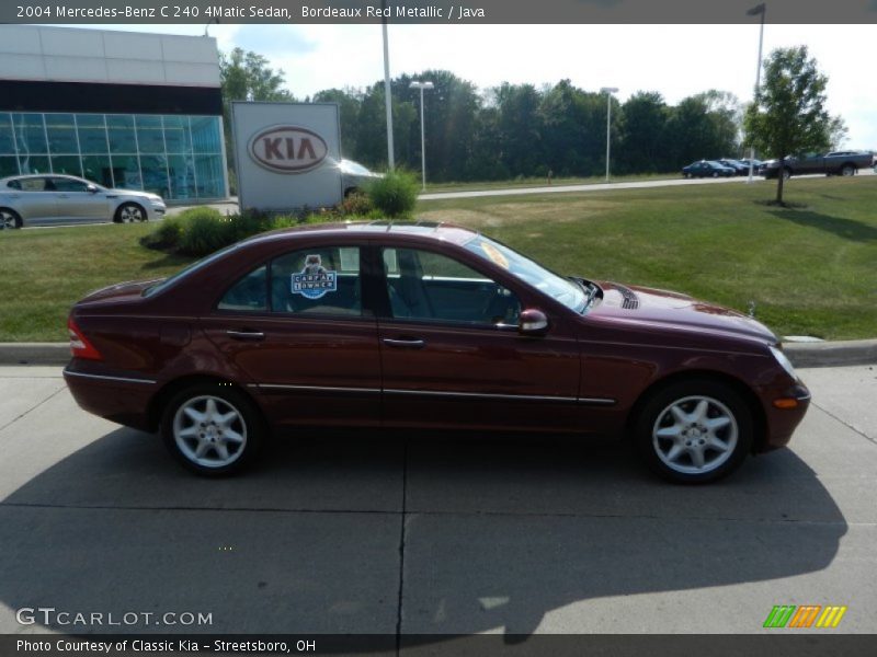 Bordeaux Red Metallic / Java 2004 Mercedes-Benz C 240 4Matic Sedan