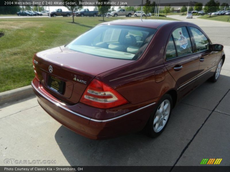 Bordeaux Red Metallic / Java 2004 Mercedes-Benz C 240 4Matic Sedan