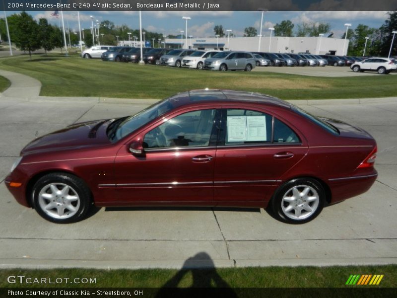 Bordeaux Red Metallic / Java 2004 Mercedes-Benz C 240 4Matic Sedan