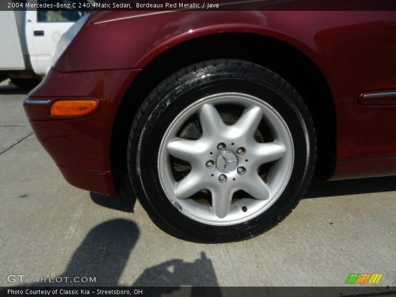 Bordeaux Red Metallic / Java 2004 Mercedes-Benz C 240 4Matic Sedan