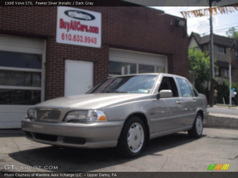 Pewter Silver Metallic / Dark Gray 1998 Volvo S70