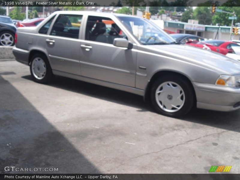 Pewter Silver Metallic / Dark Gray 1998 Volvo S70