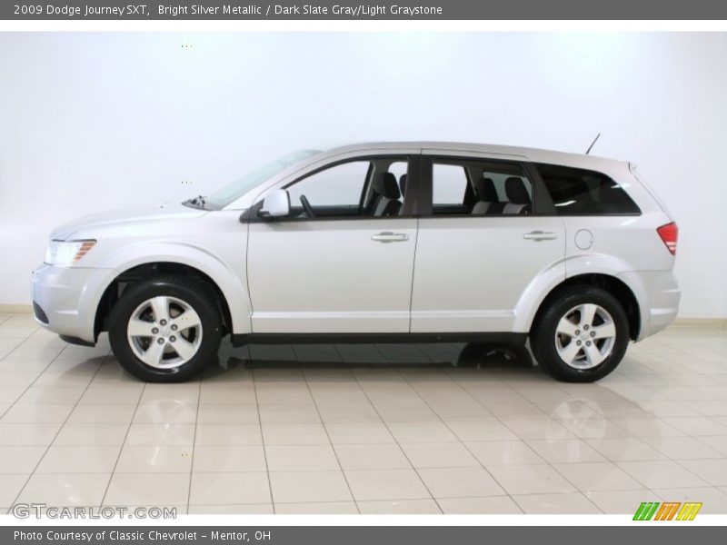 Bright Silver Metallic / Dark Slate Gray/Light Graystone 2009 Dodge Journey SXT