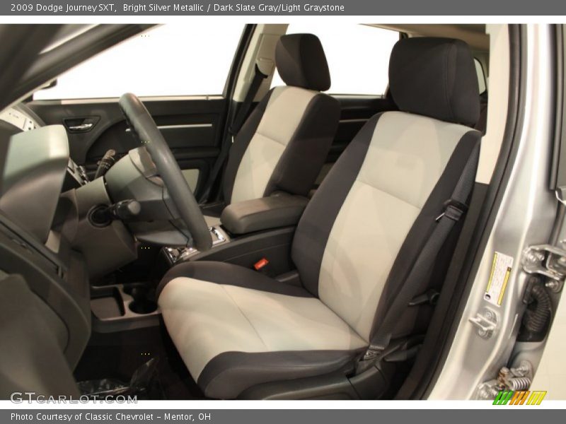 Bright Silver Metallic / Dark Slate Gray/Light Graystone 2009 Dodge Journey SXT
