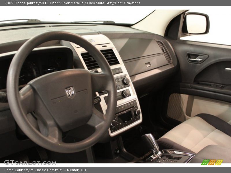 Bright Silver Metallic / Dark Slate Gray/Light Graystone 2009 Dodge Journey SXT