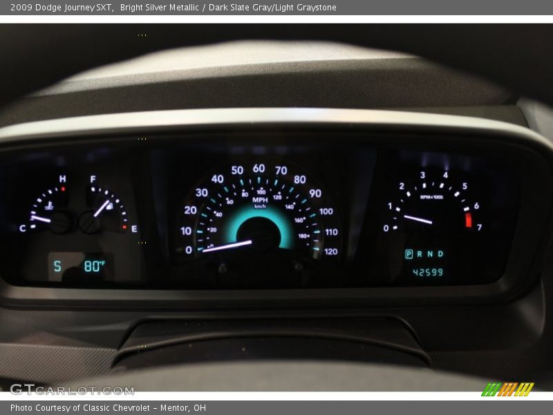 Bright Silver Metallic / Dark Slate Gray/Light Graystone 2009 Dodge Journey SXT