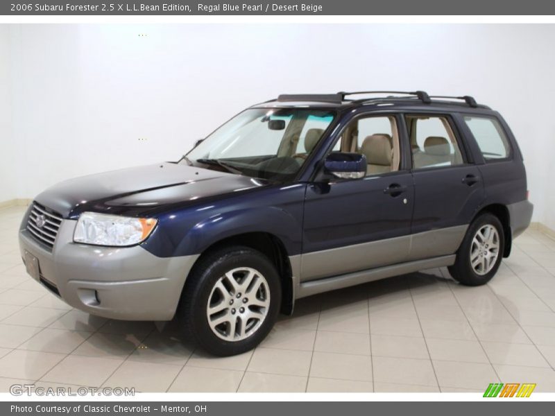 Regal Blue Pearl / Desert Beige 2006 Subaru Forester 2.5 X L.L.Bean Edition