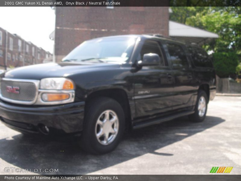 Onyx Black / Neutral Tan/Shale 2001 GMC Yukon XL Denali AWD
