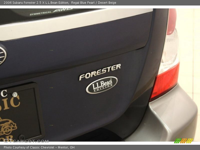 Regal Blue Pearl / Desert Beige 2006 Subaru Forester 2.5 X L.L.Bean Edition