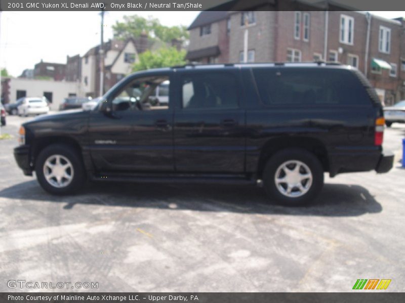 Onyx Black / Neutral Tan/Shale 2001 GMC Yukon XL Denali AWD