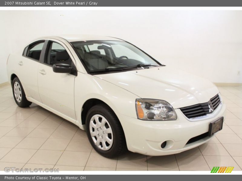 Dover White Pearl / Gray 2007 Mitsubishi Galant SE