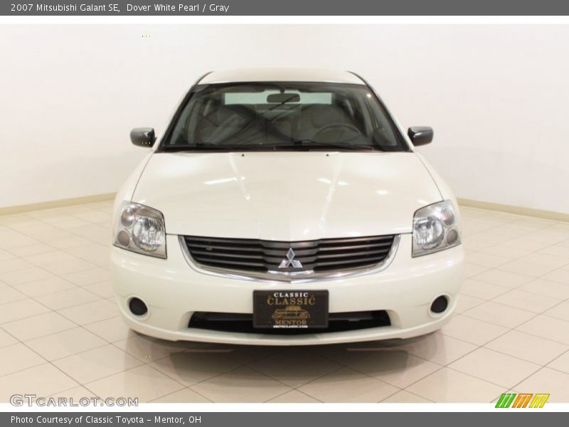 Dover White Pearl / Gray 2007 Mitsubishi Galant SE