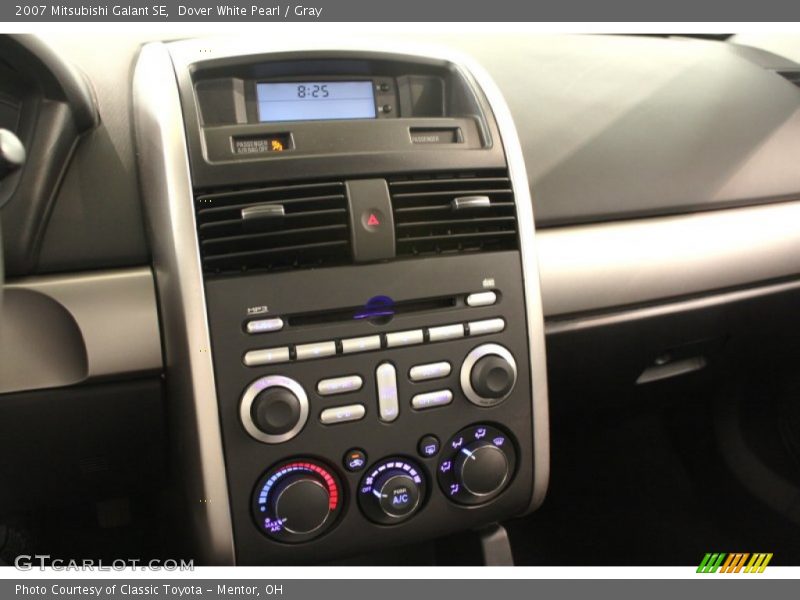 Dover White Pearl / Gray 2007 Mitsubishi Galant SE