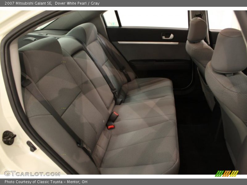 Dover White Pearl / Gray 2007 Mitsubishi Galant SE