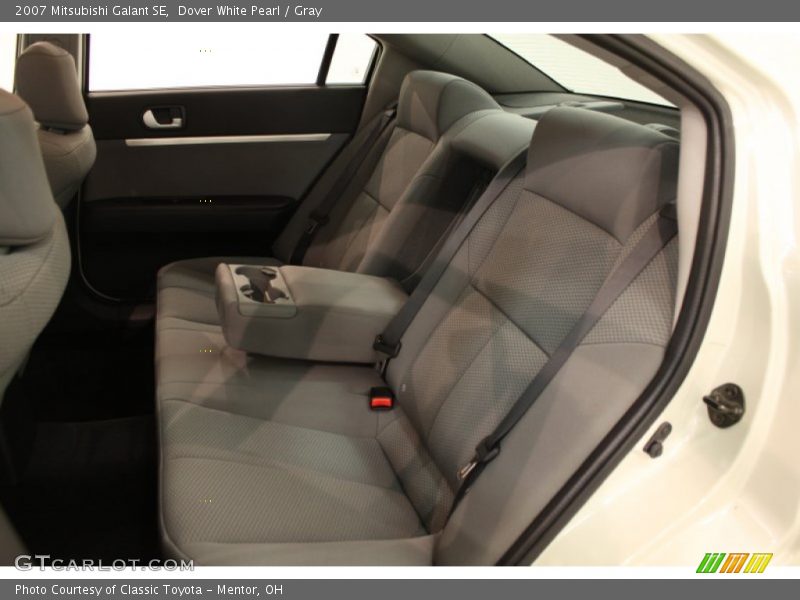 Dover White Pearl / Gray 2007 Mitsubishi Galant SE