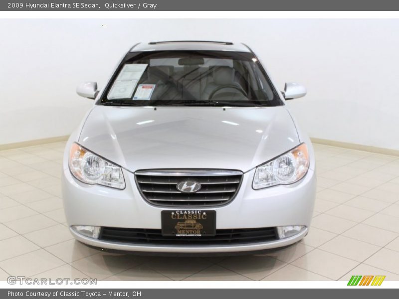 Quicksilver / Gray 2009 Hyundai Elantra SE Sedan