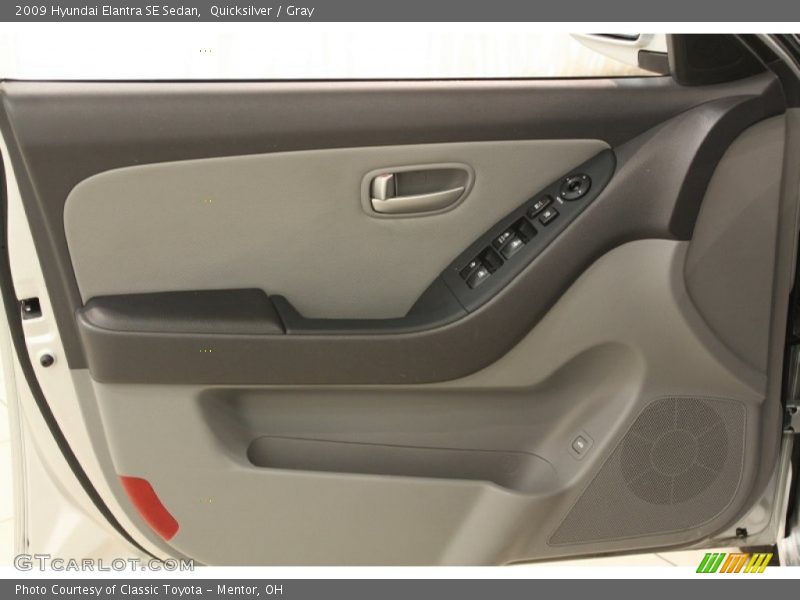 Quicksilver / Gray 2009 Hyundai Elantra SE Sedan